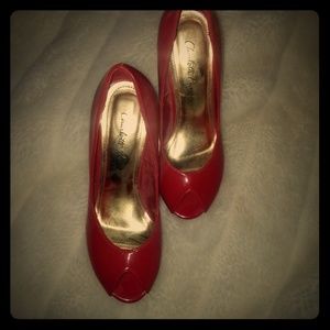Charlotte Russe Red Heels size 7